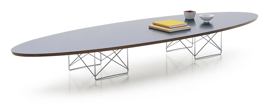 Exclusief lijden ontmoeten Vitra Elliptical Table "ETR" van Ray & Charles Eames | masinterieur.nl